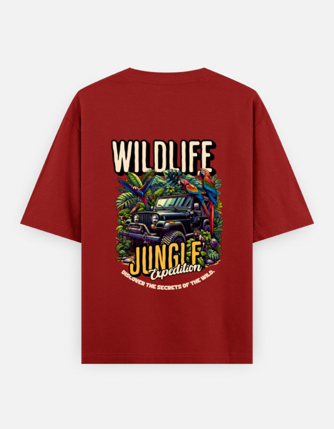 Wildlife Jungle Expedition Oversized T-Shirt | Unisex - Luxaara