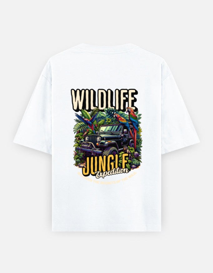 Wildlife Jungle Expedition Oversized T-Shirt | Unisex - Luxaara