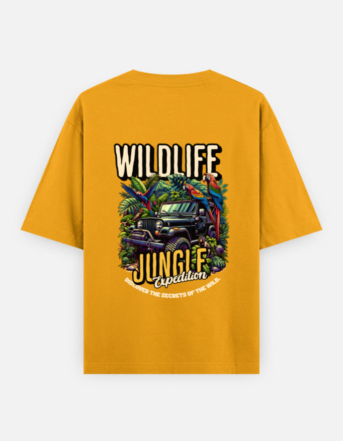 Wildlife Jungle Expedition Oversized T-Shirt | Unisex - Luxaara