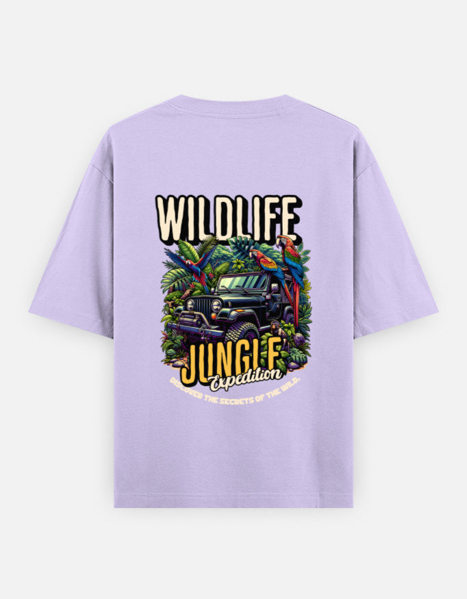Wildlife Jungle Expedition Oversized T-Shirt | Unisex - Luxaara