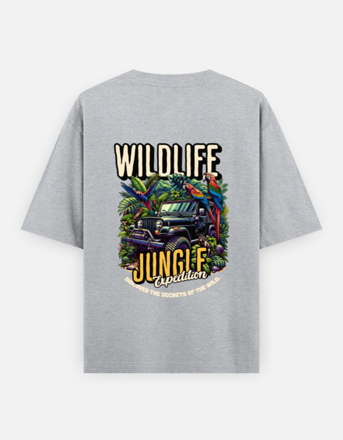 Wildlife Jungle Expedition Oversized T-Shirt | Unisex - Luxaara