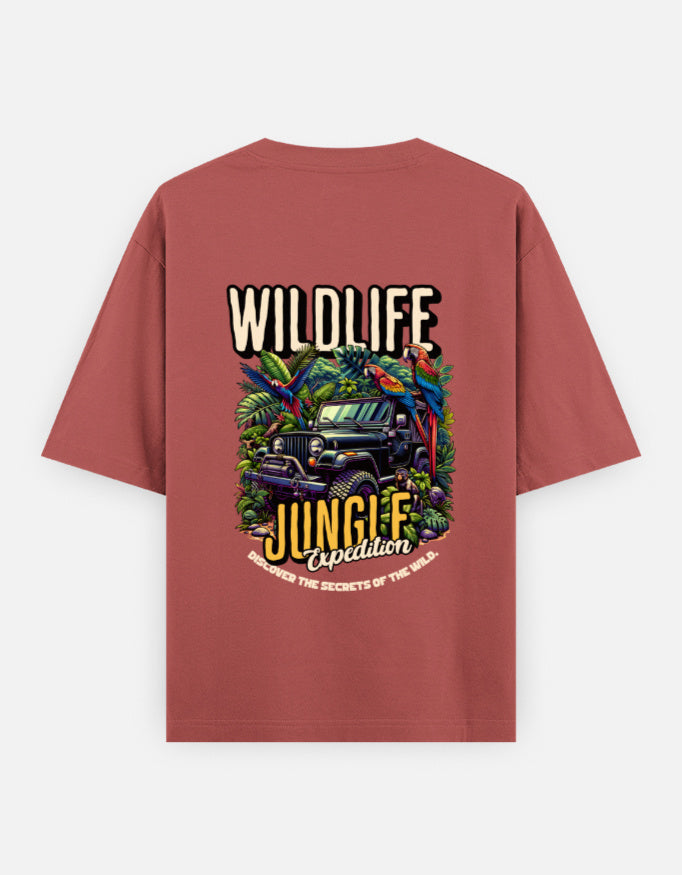 Wildlife Jungle Expedition Oversized T-Shirt | Unisex - Luxaara