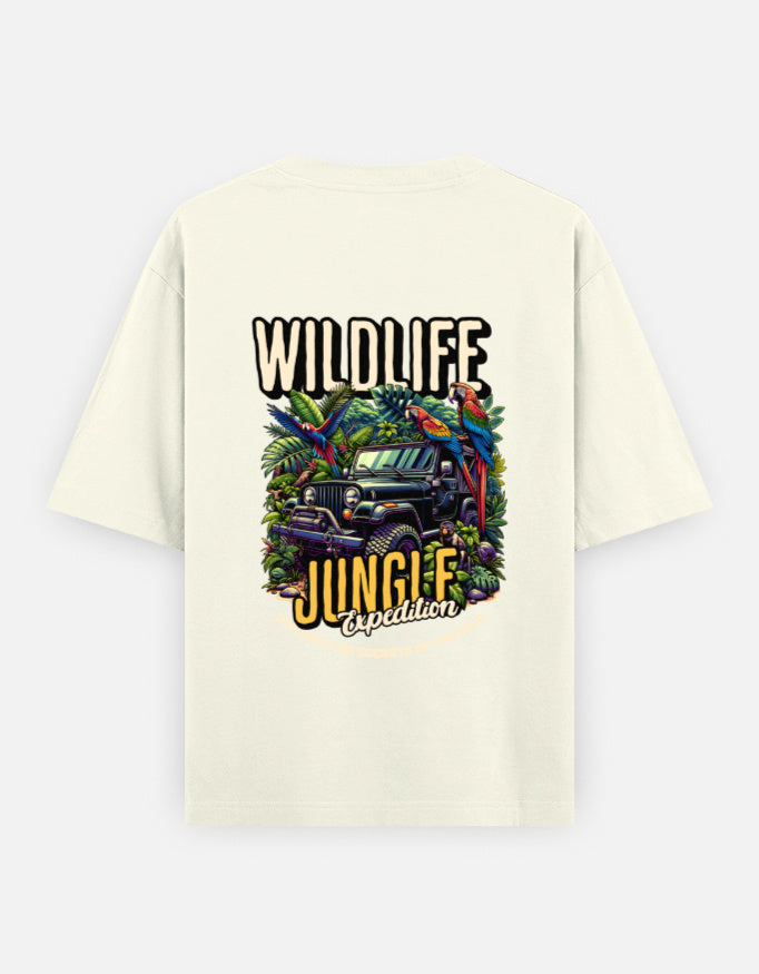 Wildlife Jungle Expedition Oversized T-Shirt | Unisex - Luxaara