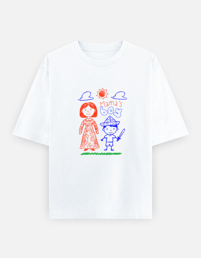 Mama’s Boy Oversized T-Shirt | Unisex - Luxaara