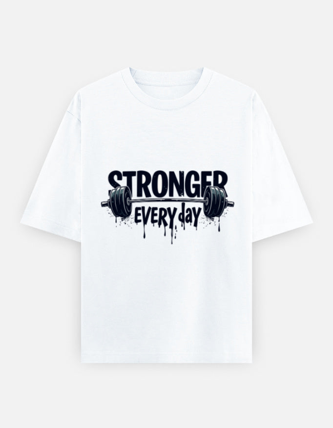 Stronger Every Day | Unisex Oversized T-Shirt - Luxaara