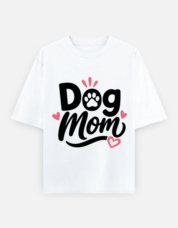 Dog Mom | Unisex Oversized T-Shirt - Luxaara