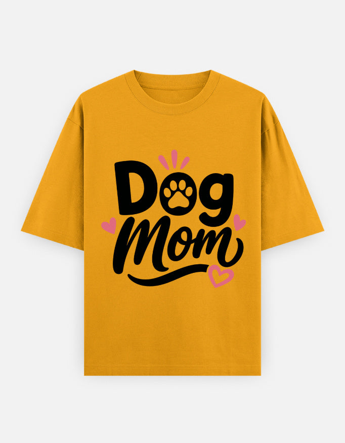 Dog Mom | Unisex Oversized T-Shirt - Luxaara
