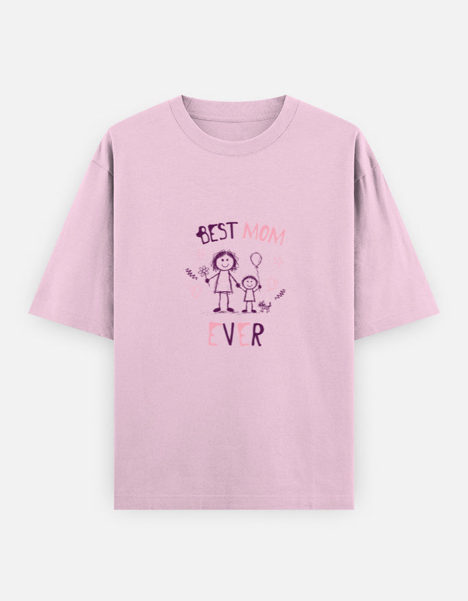 Best Mom Ever Oversized T-Shirt | Unisex - Luxaara