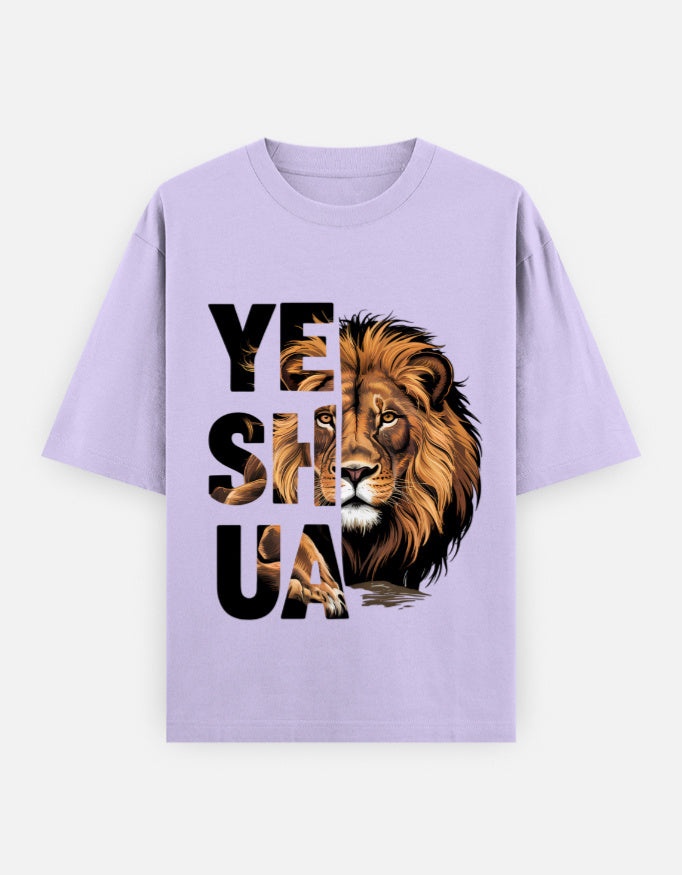 Yes I Can Lion Graphic | Unisex Oversized T-Shirt - Luxaara