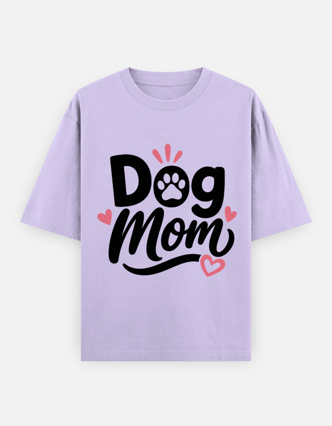 Dog Mom | Unisex Oversized T-Shirt - Luxaara