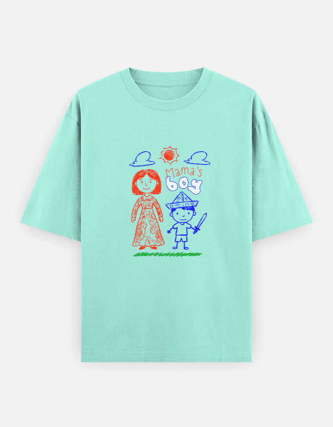 Mama’s Boy Oversized T-Shirt | Unisex - Luxaara