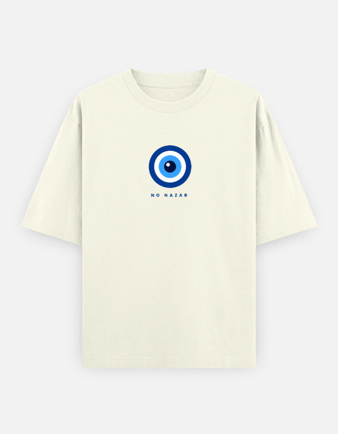 No Nazar Evil Eye Oversized T-Shirt | Unisex - Luxaara