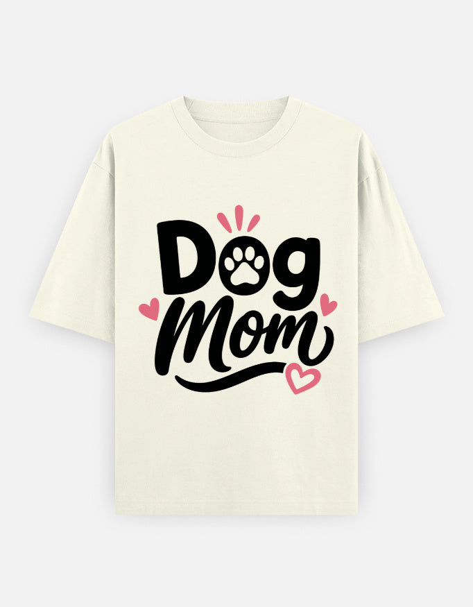Dog Mom | Unisex Oversized T-Shirt - Luxaara