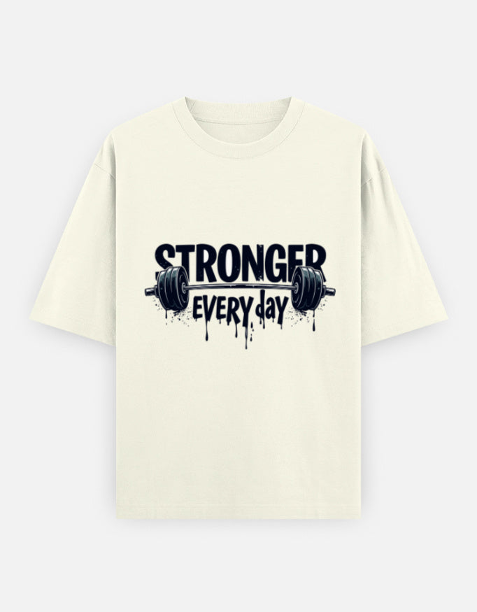 Stronger Every Day | Unisex Oversized T-Shirt - Luxaara