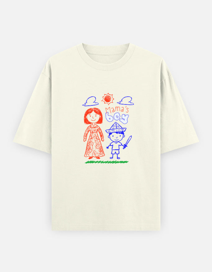 Mama’s Boy Oversized T-Shirt | Unisex - Luxaara