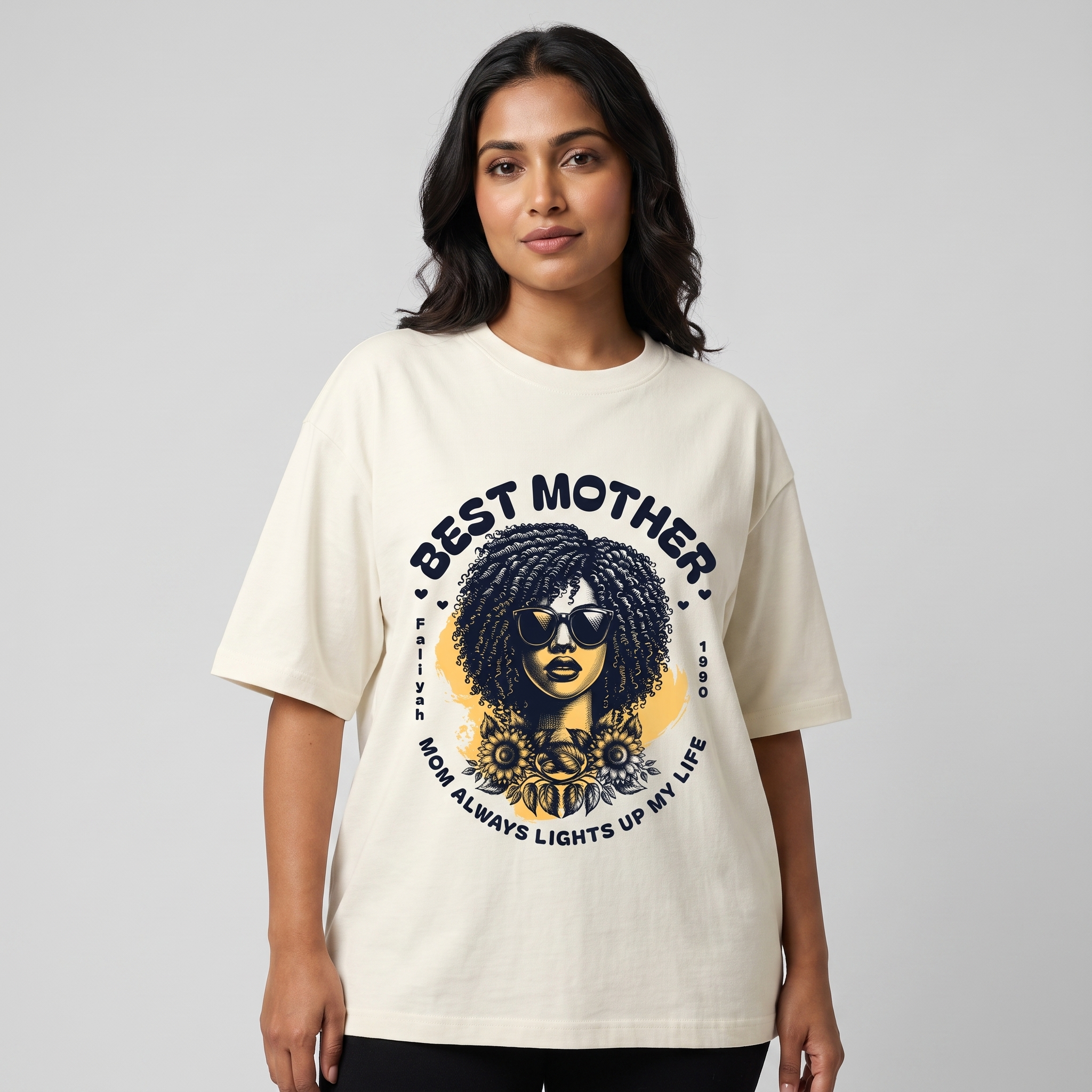 Best Mother Ever Oversized T-Shirt | Unisex - Luxaara